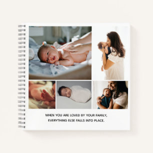 Familienfoto Collage Inspirierend Nachrichten-Note Notizbuch