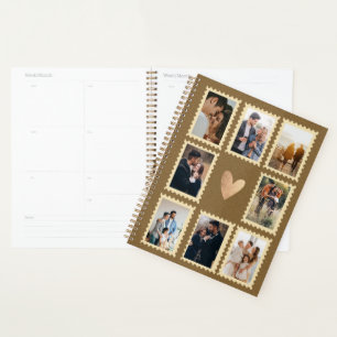 Familienfoto-Collage-Jubiläums-Liebesjournal Planer