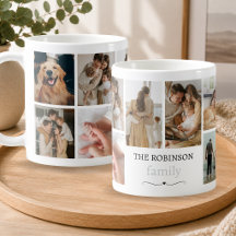Familienfoto-Collage mit individuellem Text person