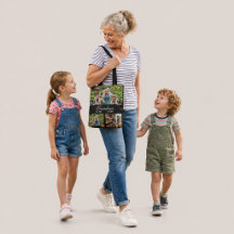 Familienfoto-Collage Oma-Andenken-Design