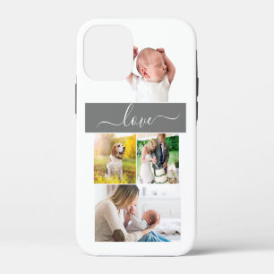 Familienfoto Mama Erinnerungen Liebe Schriftzug Ma iPhone 12 Mini Hülle