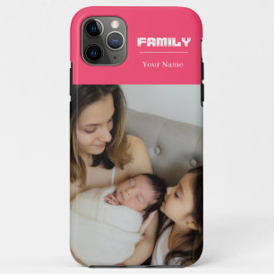 Familienfoto Rosa 1 Bild Case-Mate iPhone Hülle