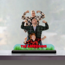 Familienfoto-Skulptur Ausschnitt