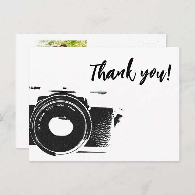 Familienfotograf Kein Logo Foto Postkarte (Vorne/Hinten)