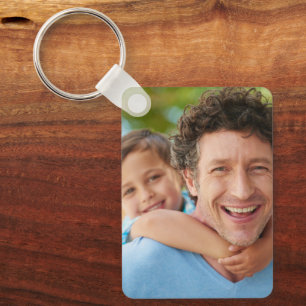 Familienfotos doppelseitig zwei Fotos Schlüsselanhänger