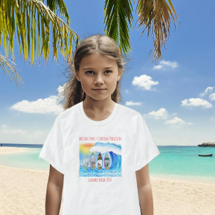 Familienfotos Surfen Wellen Küsten Sommerferien  T-Shirt