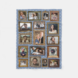 Familienfotosammlung 17 Bilder Extravaganten Rahme Fleecedecke