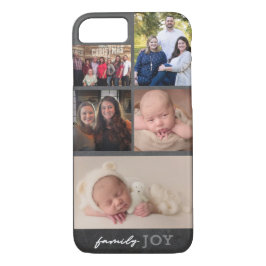 Familienfreude 5 Foto Collage Modern Case-Mate iPhone Hülle