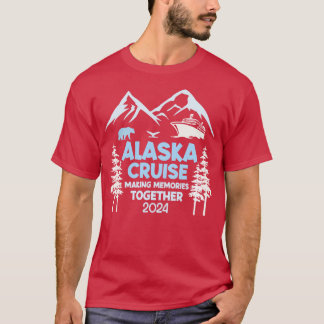 Familienfreunde und Gruppe Alaska Kreuzfahrt 2024 T-Shirt
