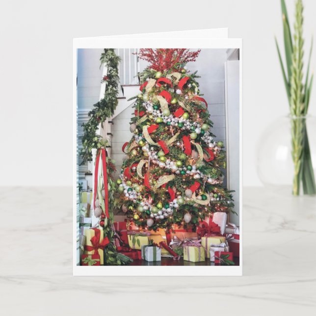 FAMILIENFREUNDE UND GUTE LEBENSMITTEL **CHRISTMAS  FEIERTAGSKARTE (Vorderseite)