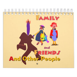 Familienfreunde und Menschen Kalender