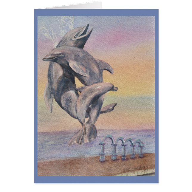 FAMILIENFREUNDLICHER DOLPHIN-STATUE (Vorne)