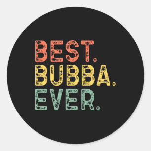 Familienfreundlicher Retro Vintag Best Bub Ever Runder Aufkleber