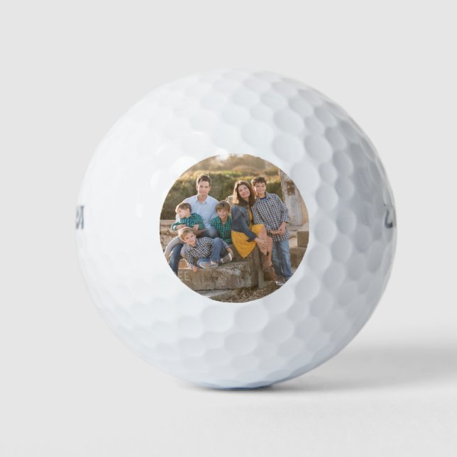 Familienfreundliches Foto Golfball (Vorderseite)