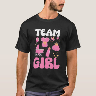Familienfreundliches Gender-Team Girl Pink T-Shirt