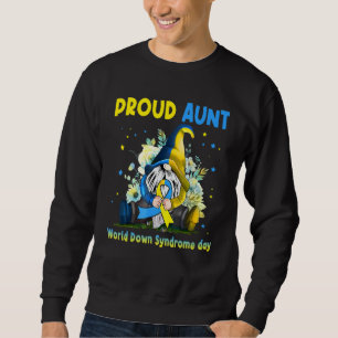 Familienfreundliches Gewinner Tante Down Syndrom B Sweatshirt