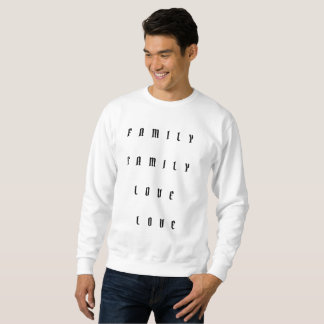 Familienfreundliches Liebe Liebe Sweatshirt