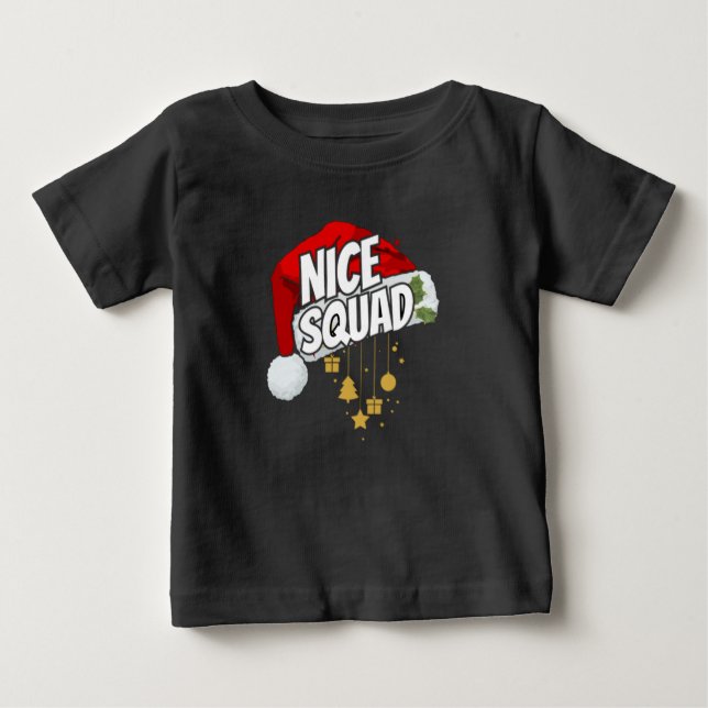 Familienfreundliches Weihnachten Baby T-shirt (Vorderseite)