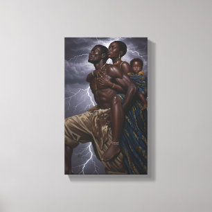 Familienfreundlichkeit   Dekoration der Inspiratio Leinwanddruck