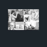 Familiengalierkollektion Schwarz-Weiß-Fotos Leinwanddruck<br><div class="desc">Ich starrte auf eine bloße Mauer auf der Zuhause und träume davon, eine Galeriemauer zu machen. Der Gedanke, andere Bildrahmen bekommen zu müssen, behalte, mich davon abzuhalten, sich damit fortzubewegen. Haben Sie das gleiche Problem? Als Alternative für uns habe ich diese Leinwand-Vorlage erstellt, die aus verschiedenen Bildgrößen mit einem Schwarz-Weiß-Filter...</div>