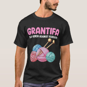 Familienjoke Grantifa Alte Frauen gegen Faschisten T-Shirt