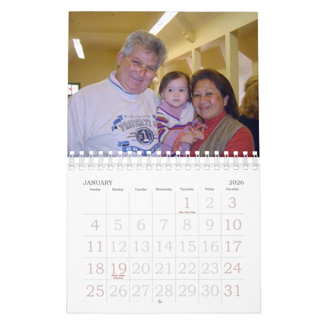Familienkalender 2 kalender (Jan 2026)