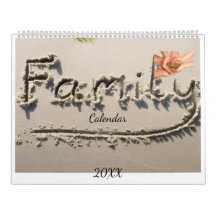 Familienkalender nach Maß