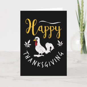 Familienkids kommen glücklich Thanksgiving Pajama Karte