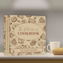 Familienkochbuch Vintage-Keks-Musterrezepte