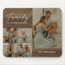 Familienkollage Rustikale Moderne Personalisierte 