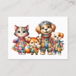 FAMILIENKONTAKTINFORMATIONEN, SIE BEZEICHNEN ES! VISITENKARTE