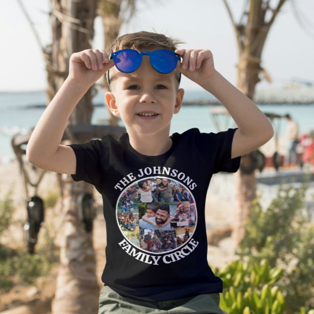 Familienkreis | Personalisierte einzigartige FotoC T-Shirt (Von Creator hochgeladen)