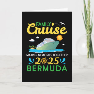 Familienkreuzfahrt 2025 Bermuda Erinnerungen Schaf Karte