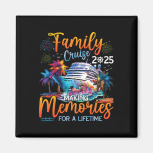 Familienkreuzfahrt 2025 Shirts Erinnerungen für ei Magnet