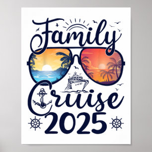Familienkreuzfahrt 2025 Sommerferien Familie Passe Poster
