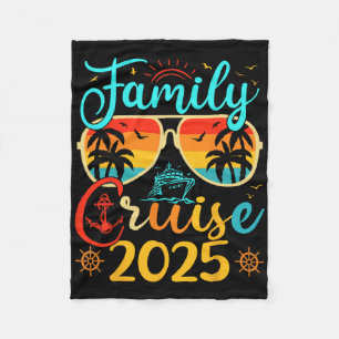 Familienkreuzfahrt 2025 Sommerferien passende Fami Fleecedecke