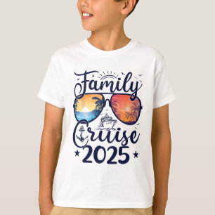 Familienkreuzfahrt 2025 Sommerferien passende Fami T-Shirt