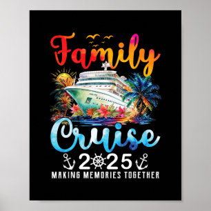 Familienkreuzfahrt 2025 Urlaub Matching Cruisin To Poster