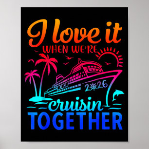 Familienkreuzfahrt 2026 Ich liebe es, wenn wir cru Poster