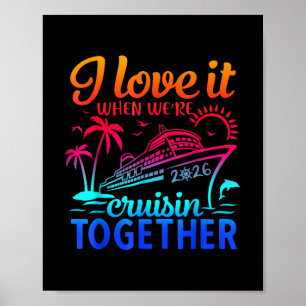 Familienkreuzfahrt 2026 Ich liebe es, wenn wir cru Poster