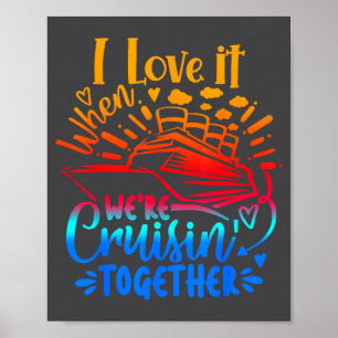Familienkreuzfahrt 2026 Ich liebe es, wenn wir cru Poster
