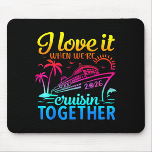 Familienkreuzfahrt 2026 Ich Liebe Es, Wenn Wir Kre Mousepad