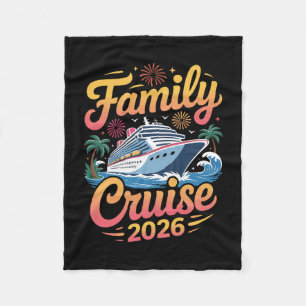 Familienkreuzfahrt 2026 Kreuzfahrt 1 Fleecedecke