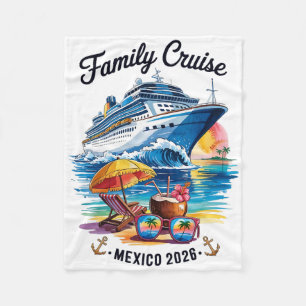 Familienkreuzfahrt 2026 Mexiko Urlaubsreise passen Fleecedecke