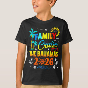 Familienkreuzfahrt Bahamas 2026 Sommer Matching Va T-Shirt
