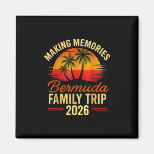 Familienkreuzfahrt Bermuda 2026 Sommer passende Fe Magnet