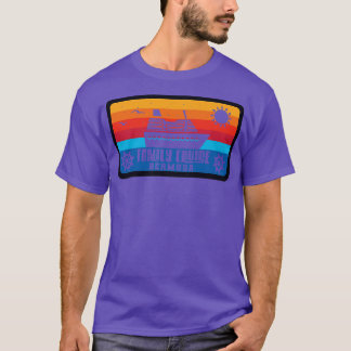 Familienkreuzfahrt Bermuda Vintage Retro Stil T-Shirt