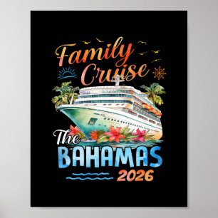 Familienkreuzfahrt Byhamas 2026 Sommer Reise Gesch Poster