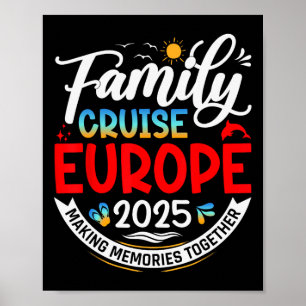 Familienkreuzfahrt Europa 2025 Europa Familienurla Poster