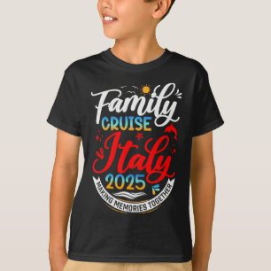 Familienkreuzfahrt Italien 2025 passend Italien Fa T-Shirt